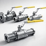 Клапан запорный сталь Ду 125 Ру40 Тмакс=425 оС фл сильфонный